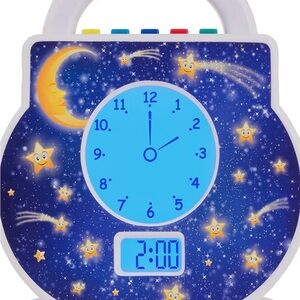 Celestial Blue Kids Learning Clock NEW MY TOT CLOCK